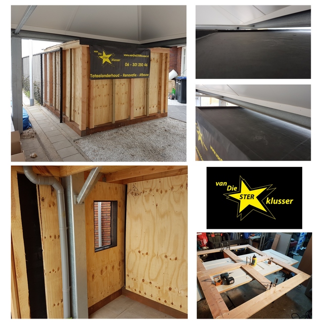 Schuur fase: EPDM dak door vanDieSTERklusser